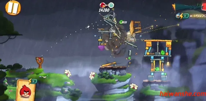 愤怒的小鸟2 v3.28.0 安卓中文免内购完整版 休闲益智游戏 400M